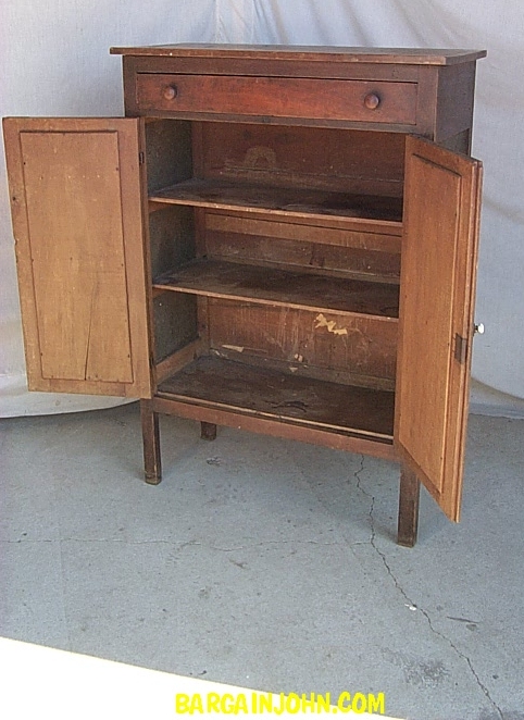 Furniture > Primitive Country Kitchen Pie Cabinet Safe – Pierced tin