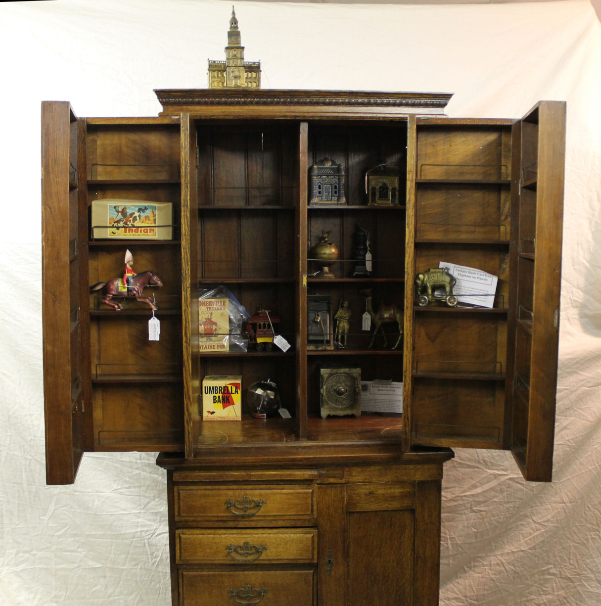 Bargain John's Antiques Antique Oak Doctor Medical Cabinet Made By Doctor's Cabinet - Bargain John's Antiques Antique Oak Doctor Medical Cabinet Made By