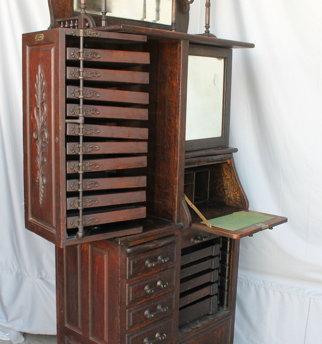 Bargain John S Antiques Antique Oak Dental Cabinet Harvard