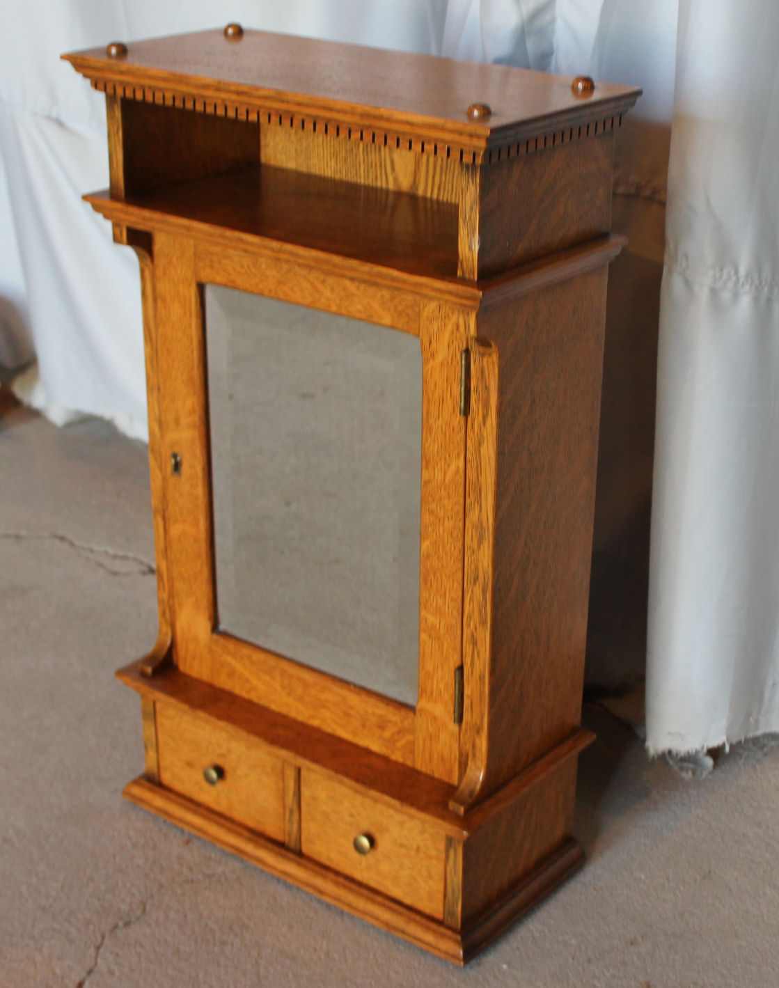 Bargain John's Antiques » Blog Archive Antique Oak Medicine Cabinet