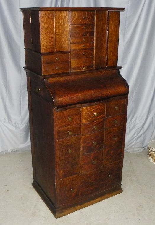 Bargain John S Antiques Antique Oak Dental Cabinet Original