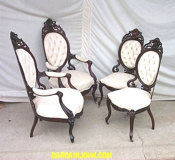 FURTHER REDUCTION! PAIR OF VINTAGE PARLOR CHAIRS - antiques - by