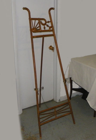 Oak Stick and Ball Style Floor Standing Easel
