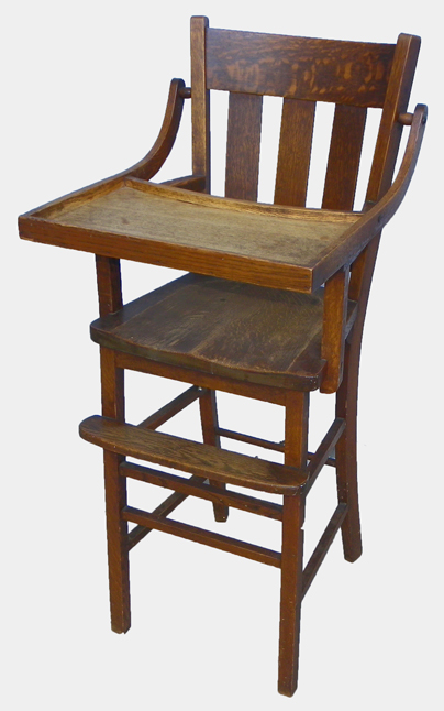 Bargain John's Antiques » Blog Archive Antique Mission Oak High ... Antique Mission Oak High Chair with tray. Sold - Bargain John's Antiques » Blog Archive Antique Mission Oak High