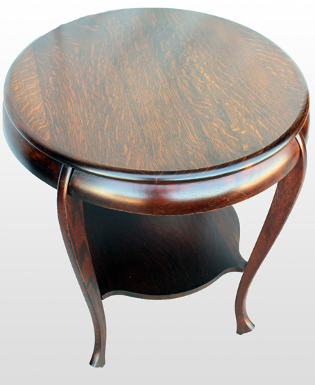 Bargain John S Antiques Antique Round Oak Small Table Or Lamp Size Antique Round Oak Small Table Or Lamp, Small Round Oak Table