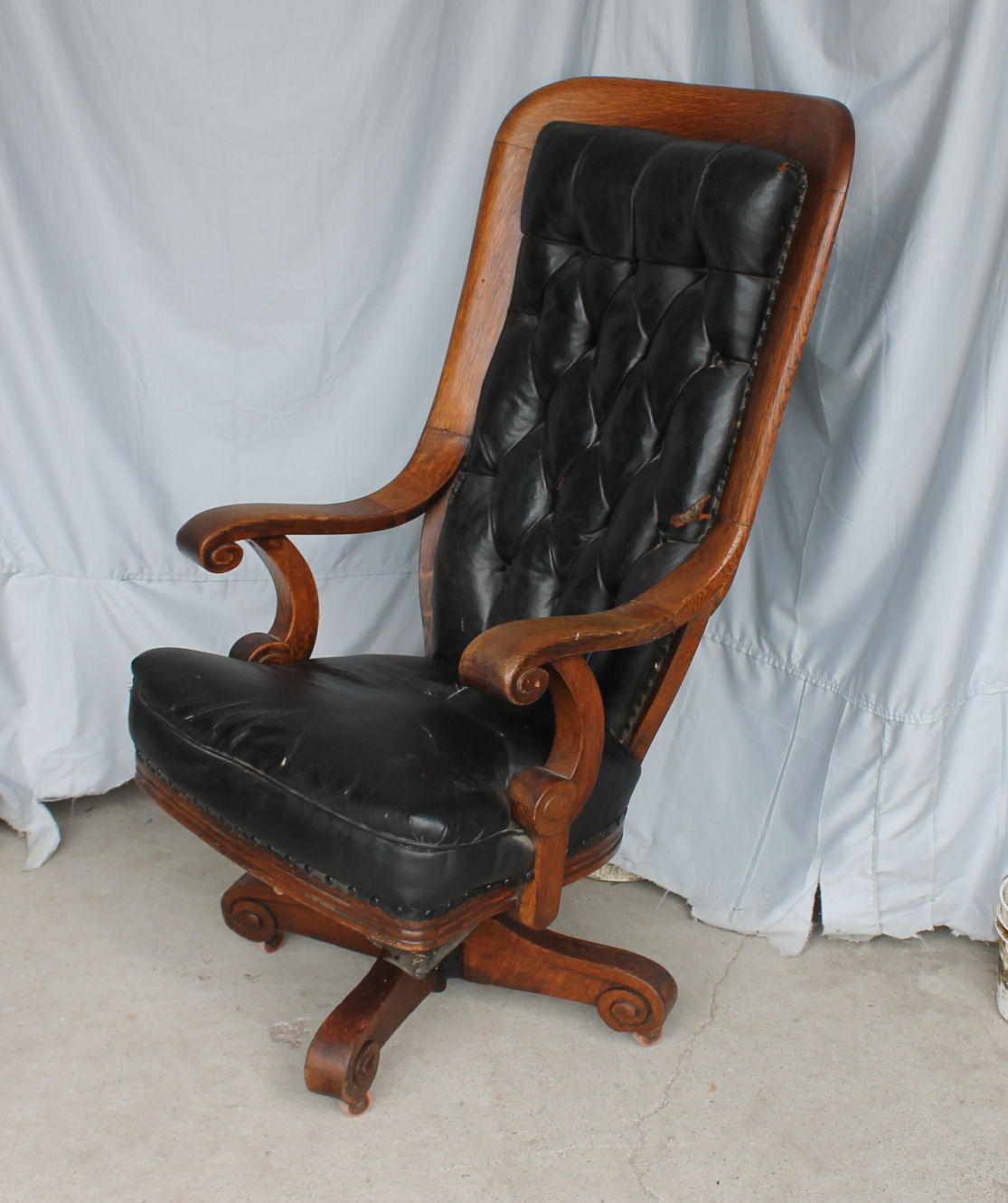 Bargain John S Antiques Antique Oak Sears Executive Office