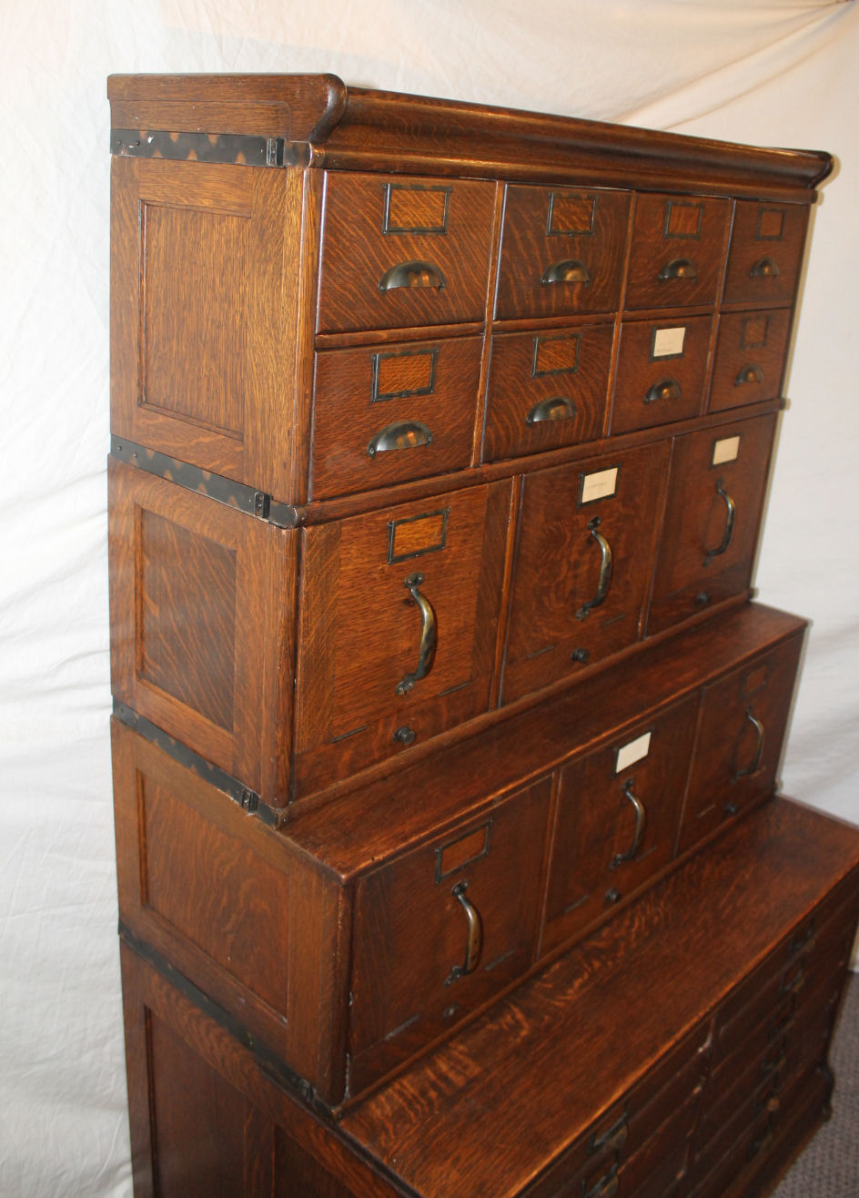 Bargain John s Antiques Antique Oak File Filing  Cabinet  
