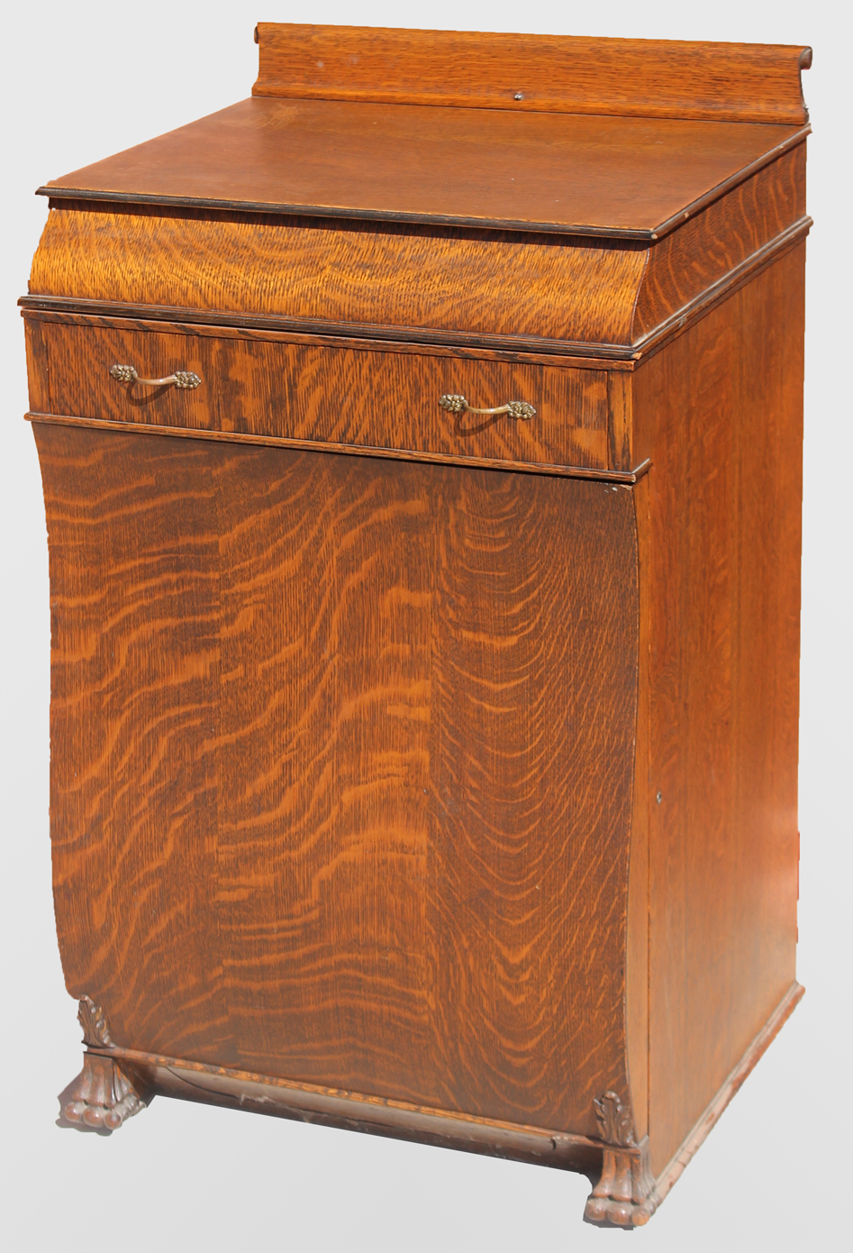 Bargain John S Antiques Antique Oak Sewing Machine Cabinet New