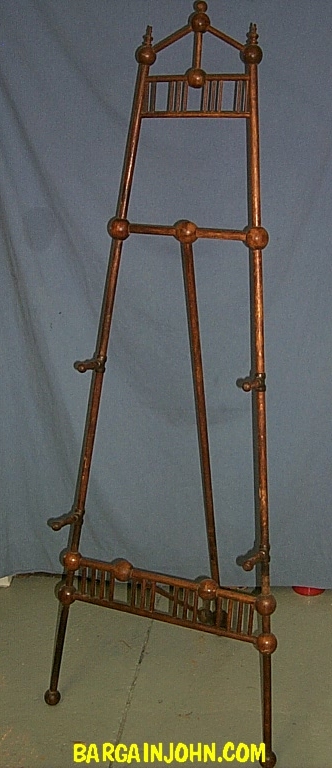 Oak Stick and Ball Style Floor Standing Easel