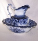 G839CFlowBluePitcherBowl10 G839CFlowBluePitcherBowl10