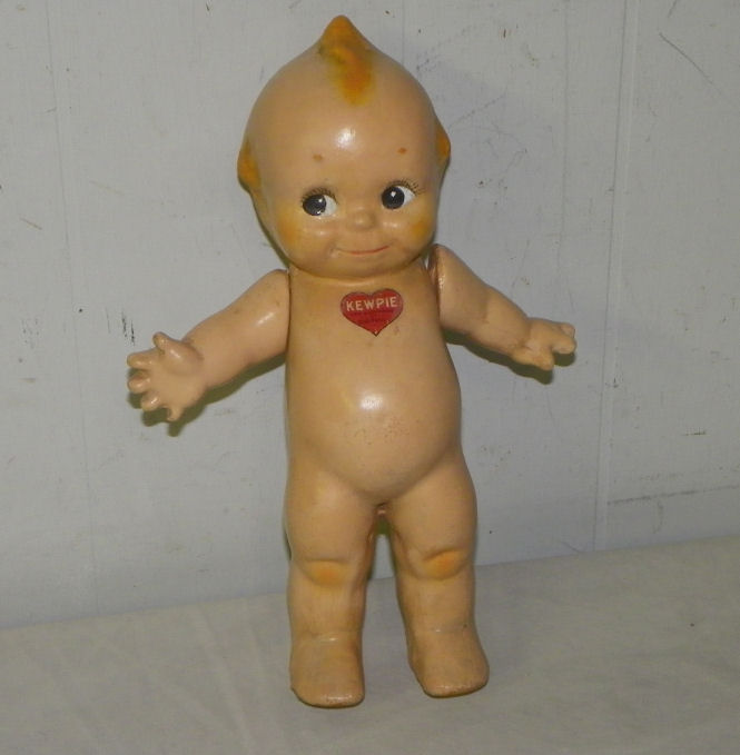 kewpie doll lamp on the phonograph