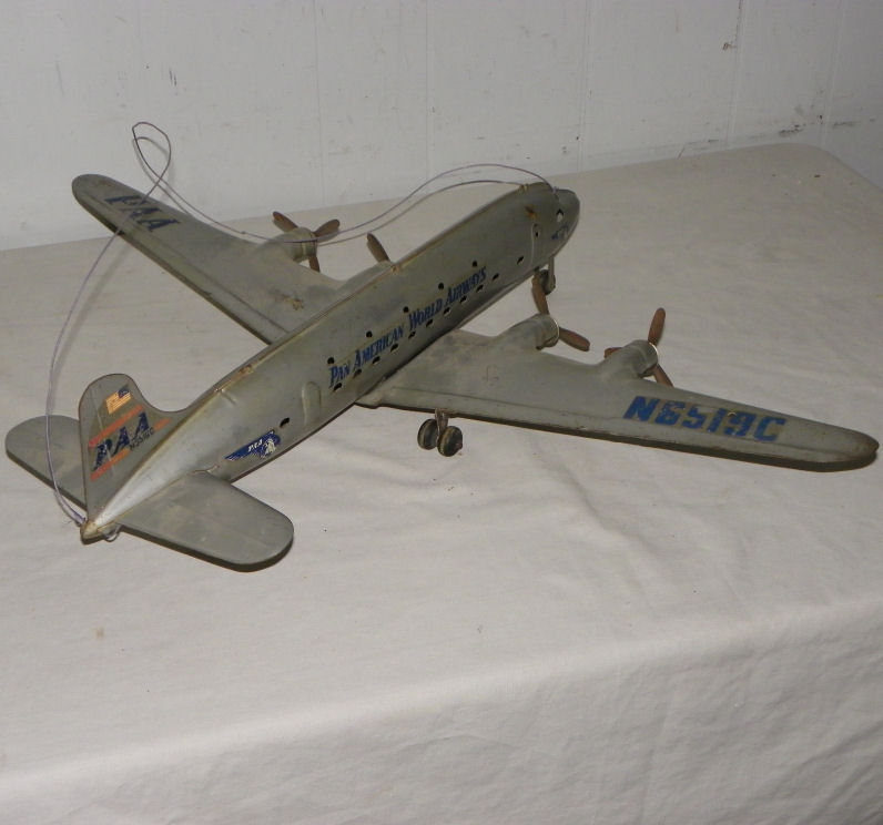 bargain john 39 s antiques antique steel toy airplane pan american lighting reviews