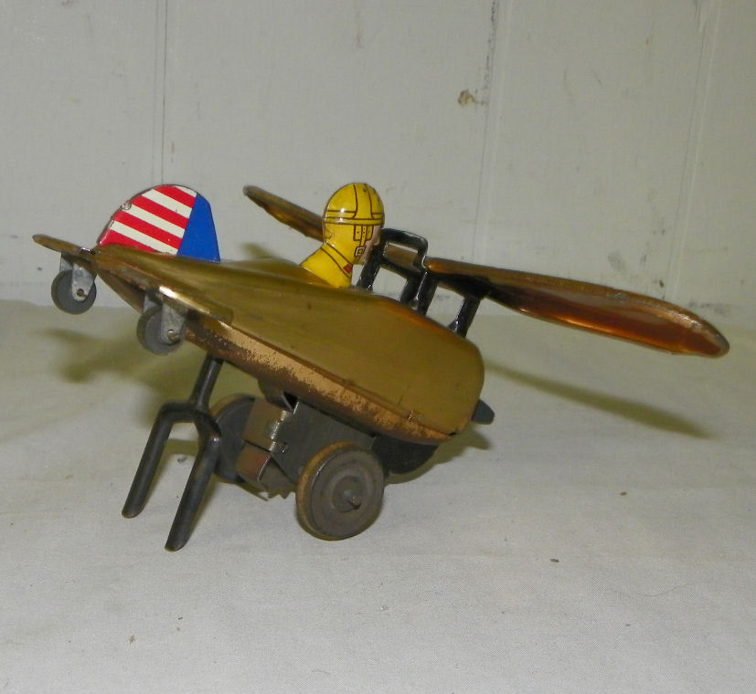 old metal toy planes