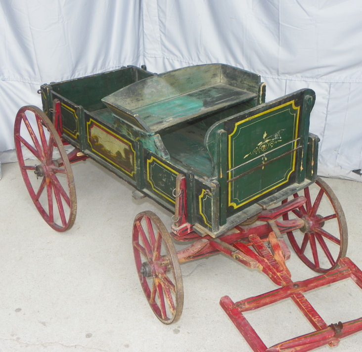 old wooden wagon