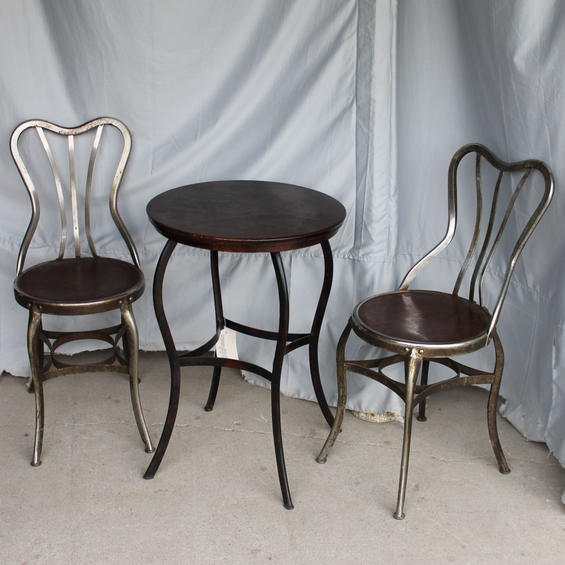 Bargain John's Antiques | Set of 4 Ice Cream Parlor Chairs ...