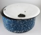Blue Swirl Granite Spittoon Graniteware