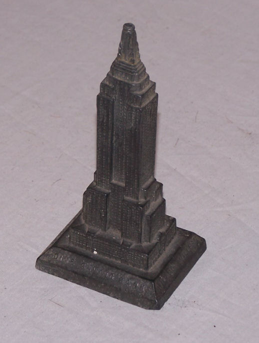 Bargain John S Antiques Antique Empire State Building Still Bank Bargain John S Antiques