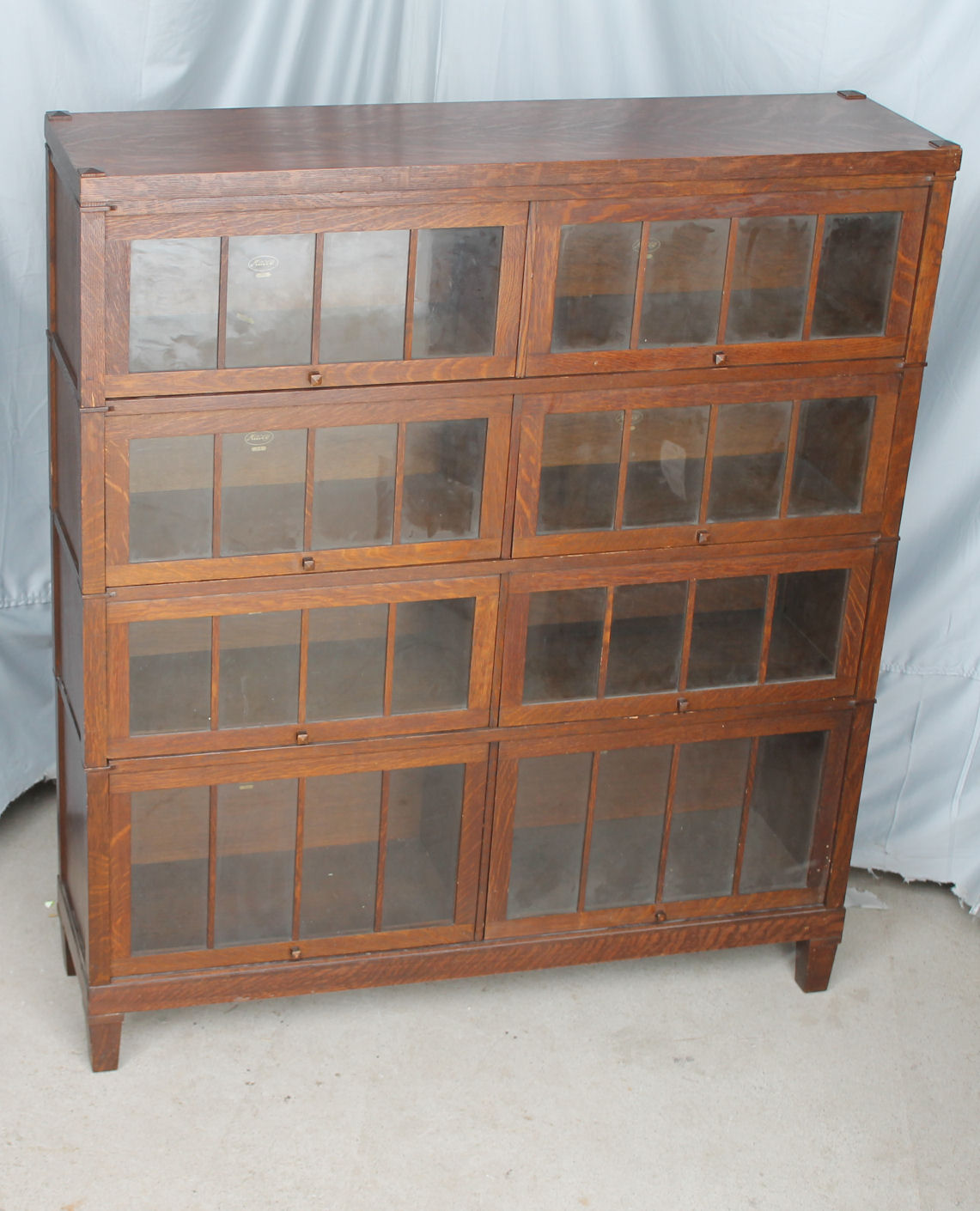 Bargain John's Antiques | Mission Oak Bookcase - double ...