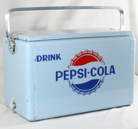 Pepsi-Cola Metal Cooler