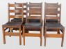 Set of Six Mission Oak Chairs Gustav Stickley