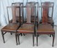 Six Mahogany finished Chairs