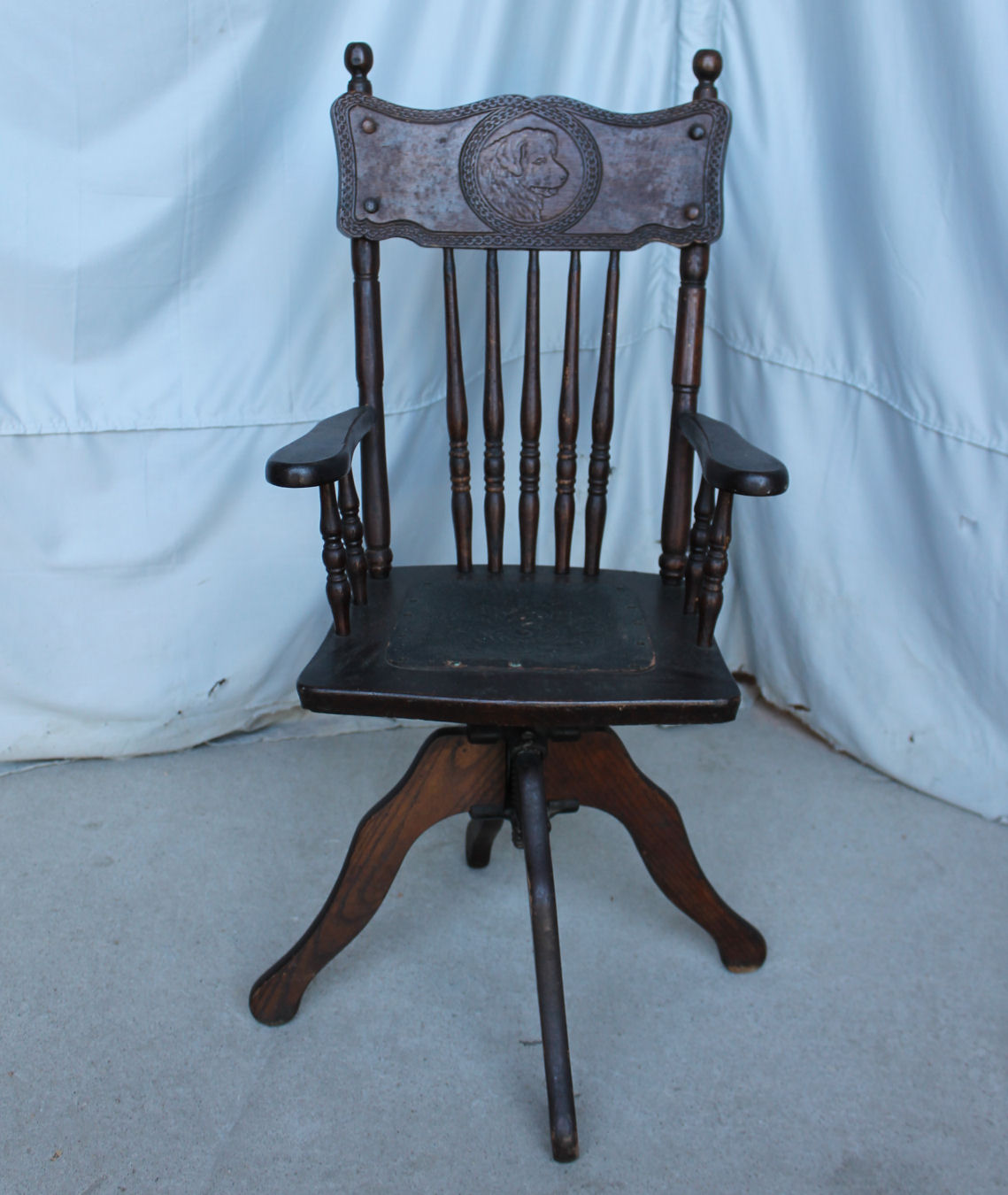 Bargain John S Antiques Antique Oak Youth Child S Desk Chair
