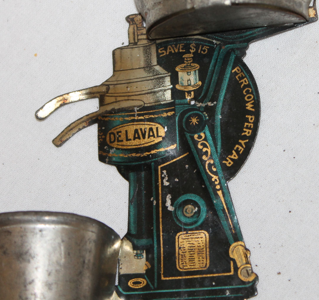 Vintage 1900 DeLaval Advertising Figural Match Holder