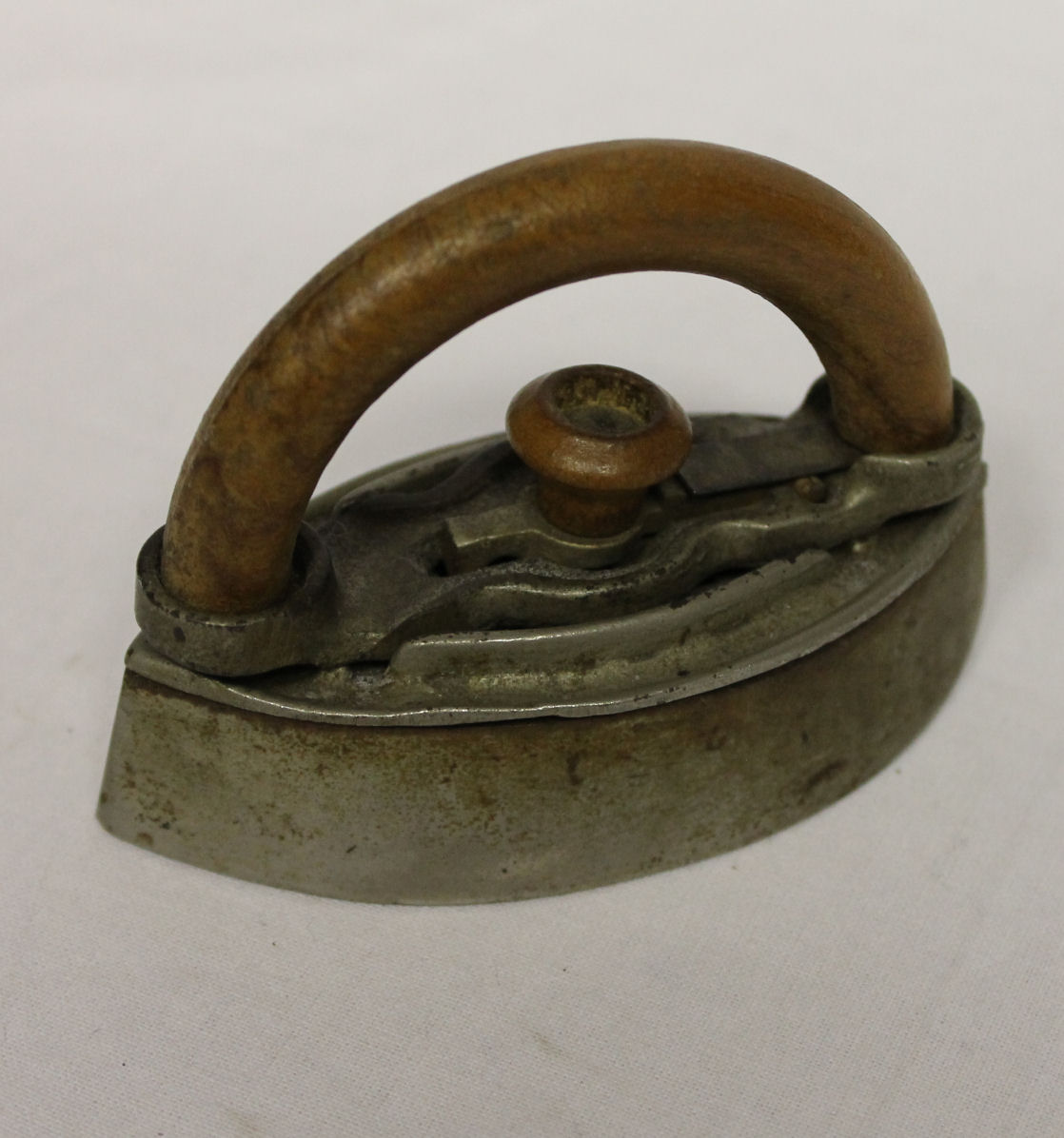 Bargain John's Antiques | Small Cast Iron Toy Sad Iron with Detachable ...