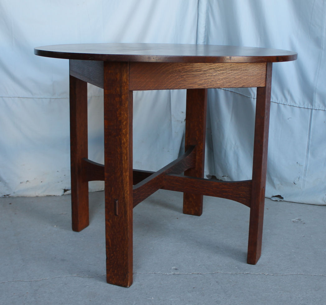 Small oak table top blueprint