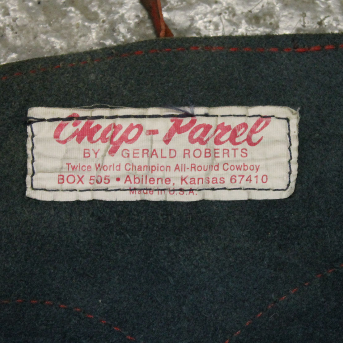 Details about   Vintage Gerald Roberts Chap-Parel Western Boot Bags 