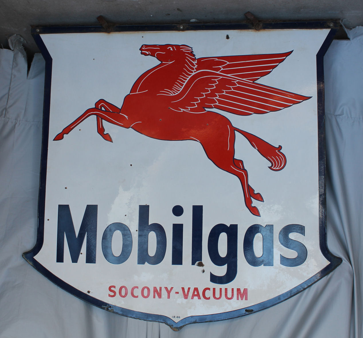Mobilgas Pegasus Tin Sign 12 X 12in Ship for sale online 