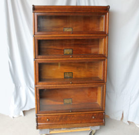 Bargain John S Antiques Bookcases Archives Quarter Sawn Oak Bookcase Made By Globe Wernicke Sectional Four High That Has A Bottom Drawer In Very Good Condtion Circa 1900 1100