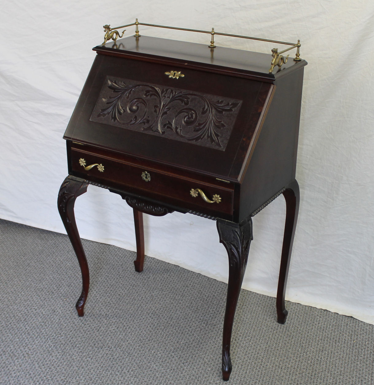 Bargain John S Antiques Antique Mahogany Ladies Drop Front Desk