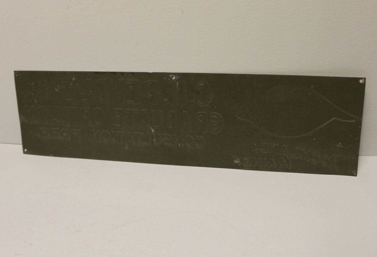 Bargain John's Antiques | Antique Tin Advertising Sign for Eye