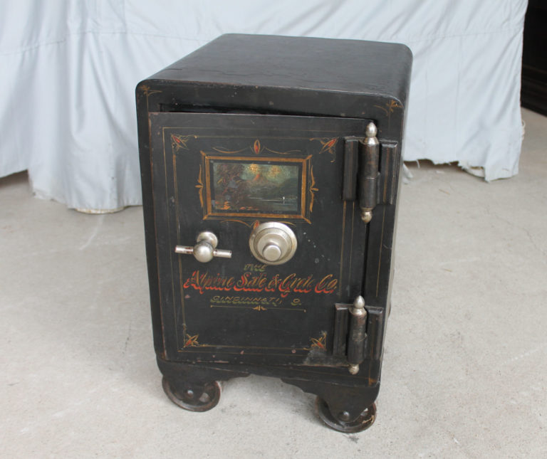 Bargain John's Antiques Antique Alpine Safe Company Iron Safe June 12