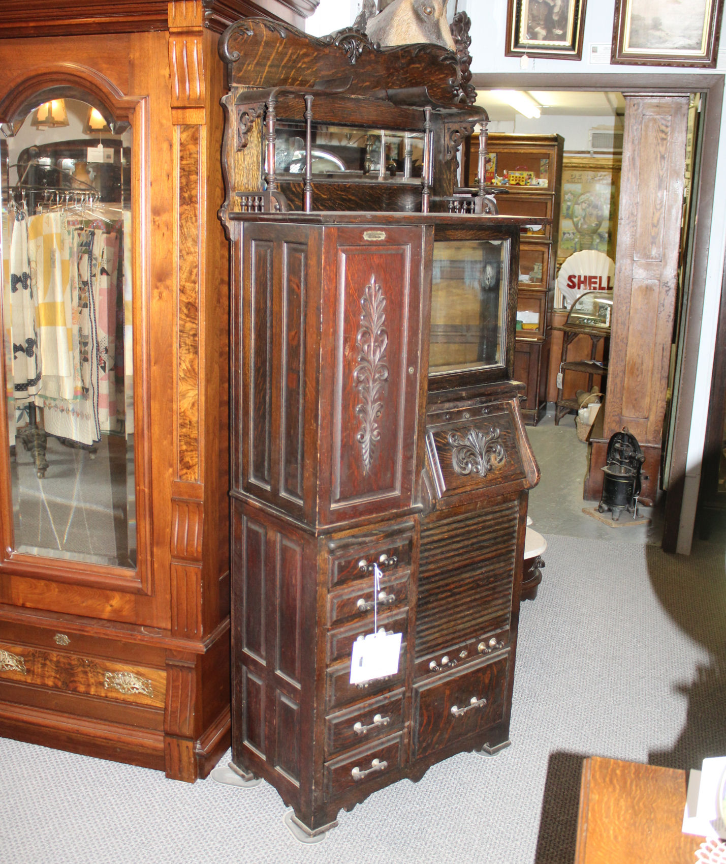 Bargain John S Antiques Antique Oak Dental Cabinet Harvard