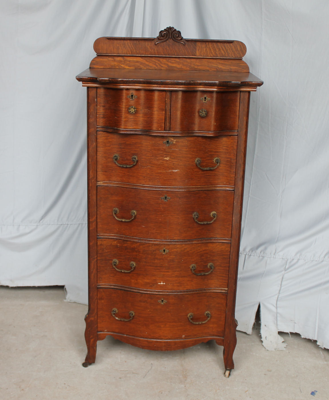 Bargain John S Antiques Antique Oak Lingerie Chest Of Drawers