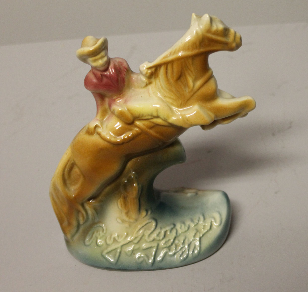Bargain John's Antiques | Roy Rogers & Trigger Horse Western Ceramic ...