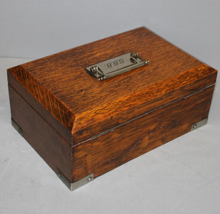 ヒューミドル ヴィンテージ アンティーク Bargain John's Antiques | Antique Oak Humidor - with working lock