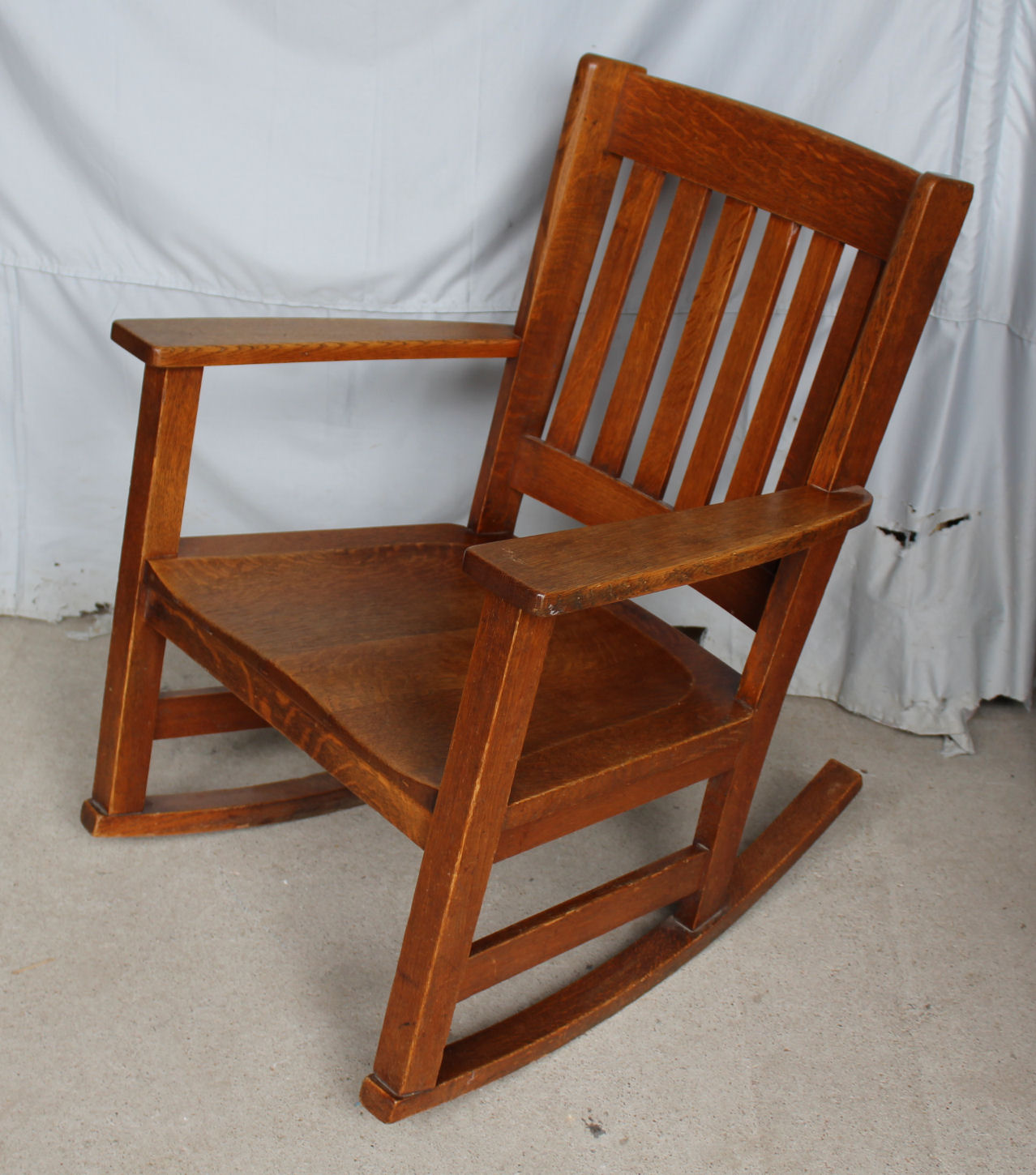 Bargain Johns Antiques Antique Arts And Crafts Mission Oak Rocking