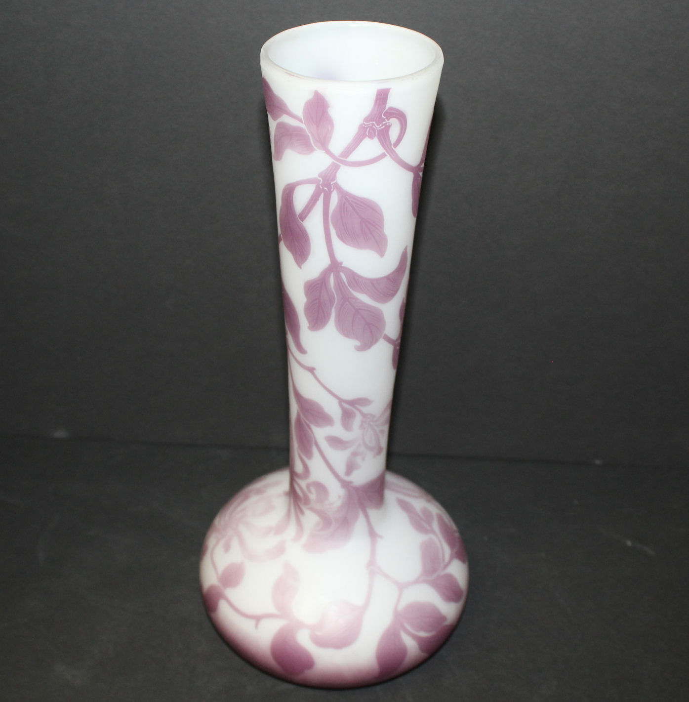 Bargain John S Antiques French Cameo Devez Vase Floral Design