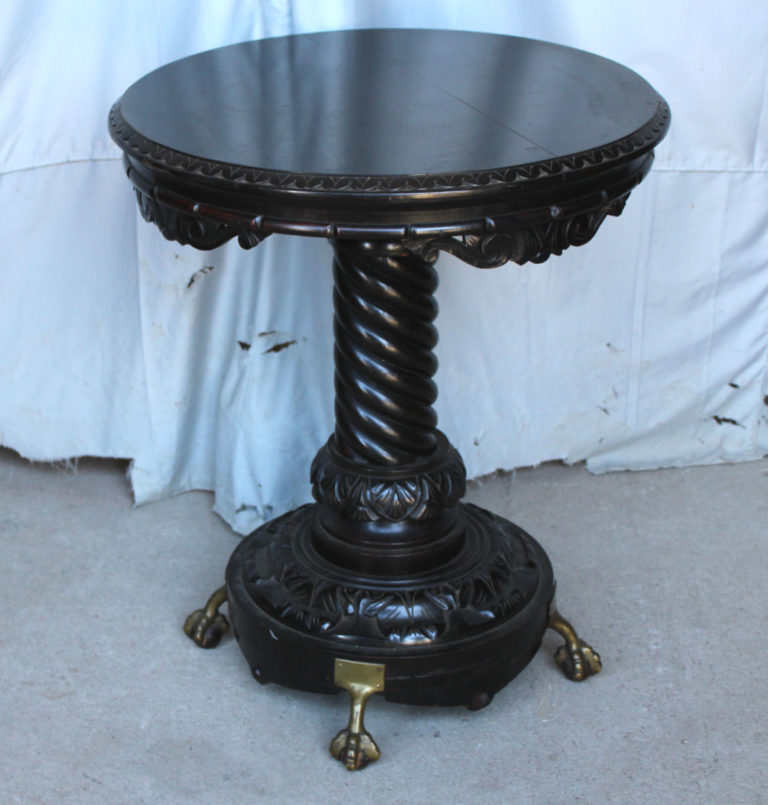 Bargain John's Antiques | Antique Mahogany Parlor Pedestal Table