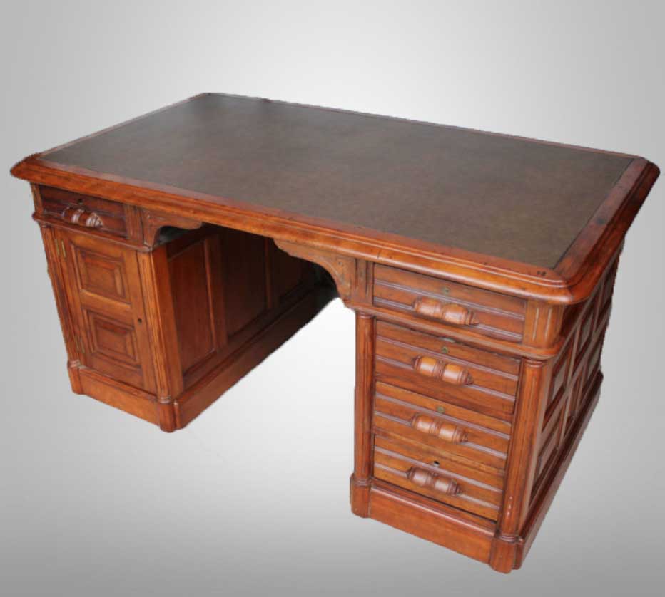 Bargain John S Antiques Victorian Cherry Desk From Post Office