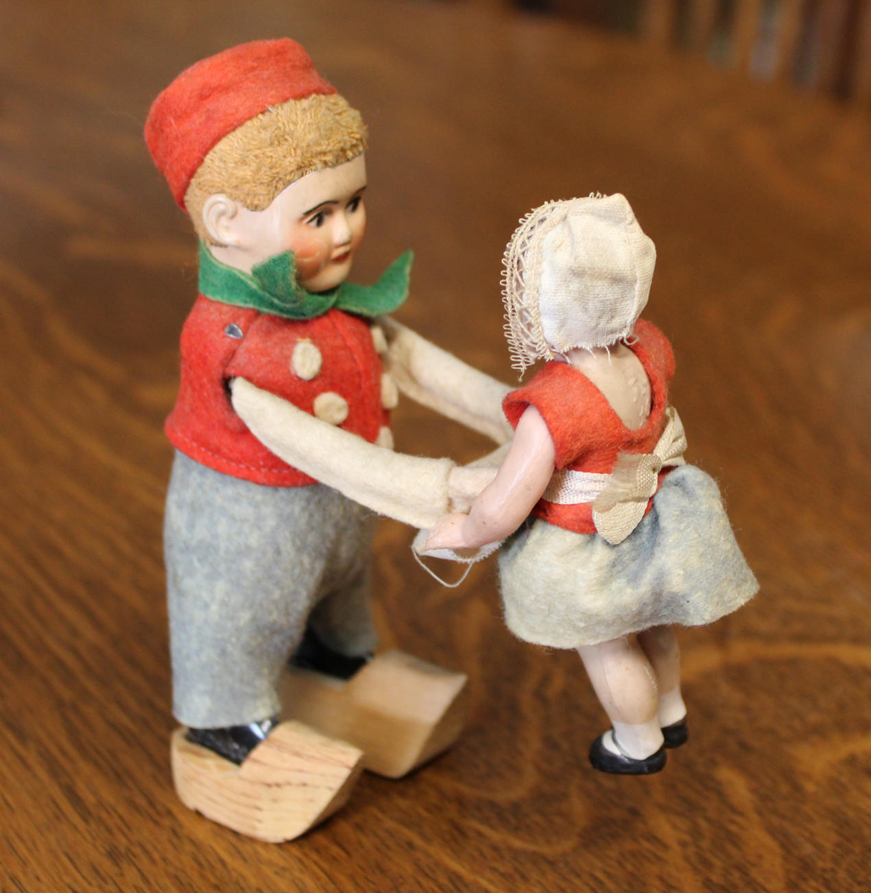 Bargain John's Antiques | Antique Dutch Boy Violinist and Dancing