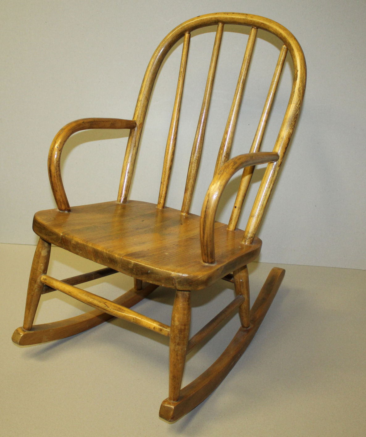 antique child's bentwood rocking chair