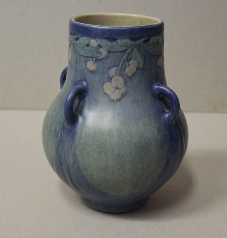 Bargain John's Antiques | Newcomb College Pottery Vase with 4 handles ...