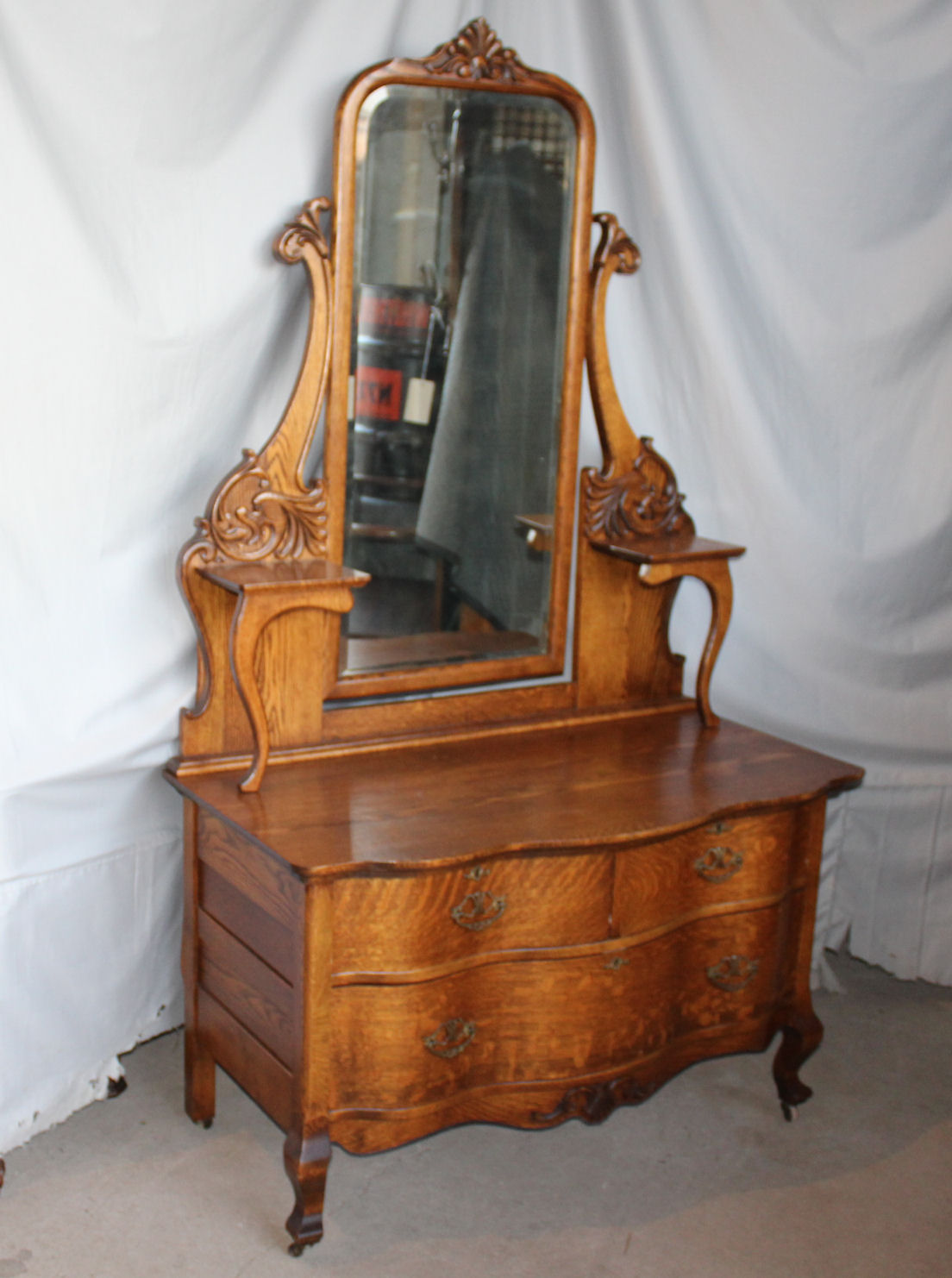 Bargain John S Antiques Antique Oak Princess Dresser Bargain