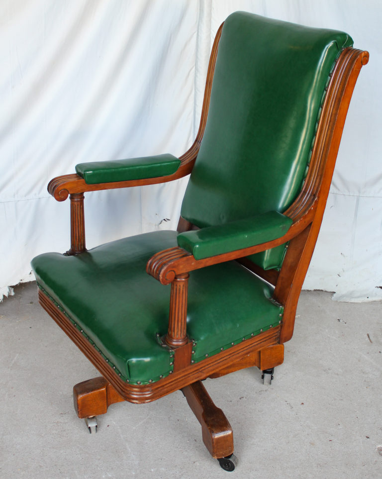 Bargain John's Antiques | Antique Mahogany tall back Office Chair