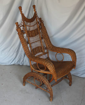 Victorian Platform Rocker with Foot Rest, circa 1890  Vintage rocking chair,  Rocking chair, Antique rocking chairs