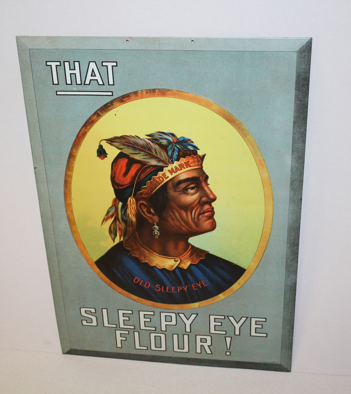 Bargain John's Antiques | Antique Old Sleepy Eye Flour ...